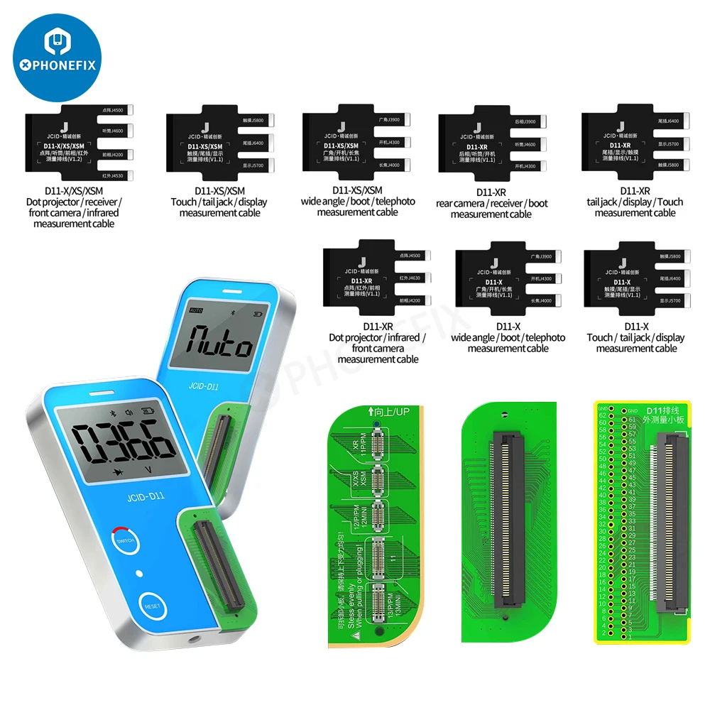 

JCID-D11 Multifunctional Digital Detector for Measuring PCB Board Data Short Circuit Repair with Online JC Maintenance Diagram