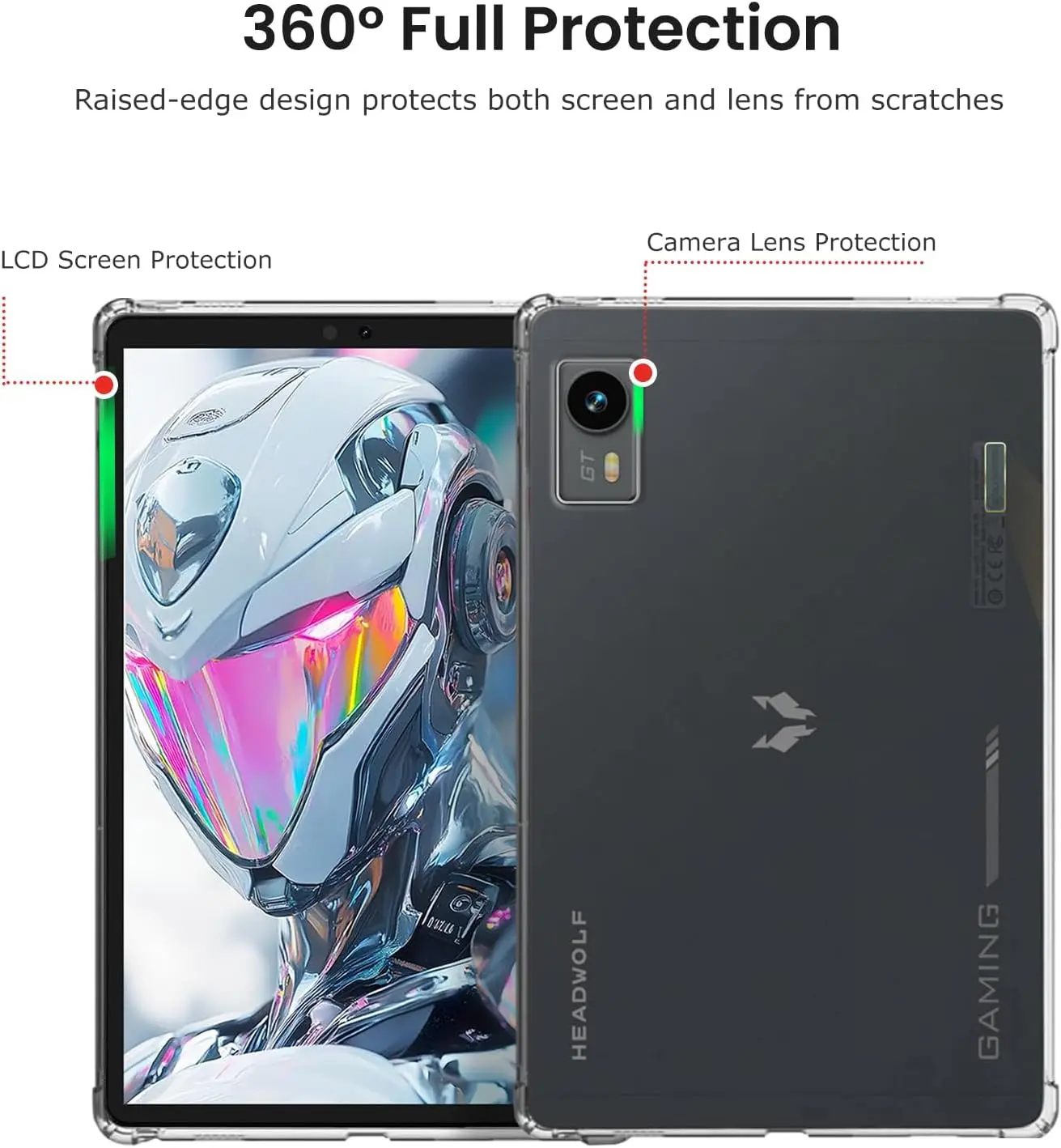 Slim Airbags Shockproof Clear TPU Back Cover
