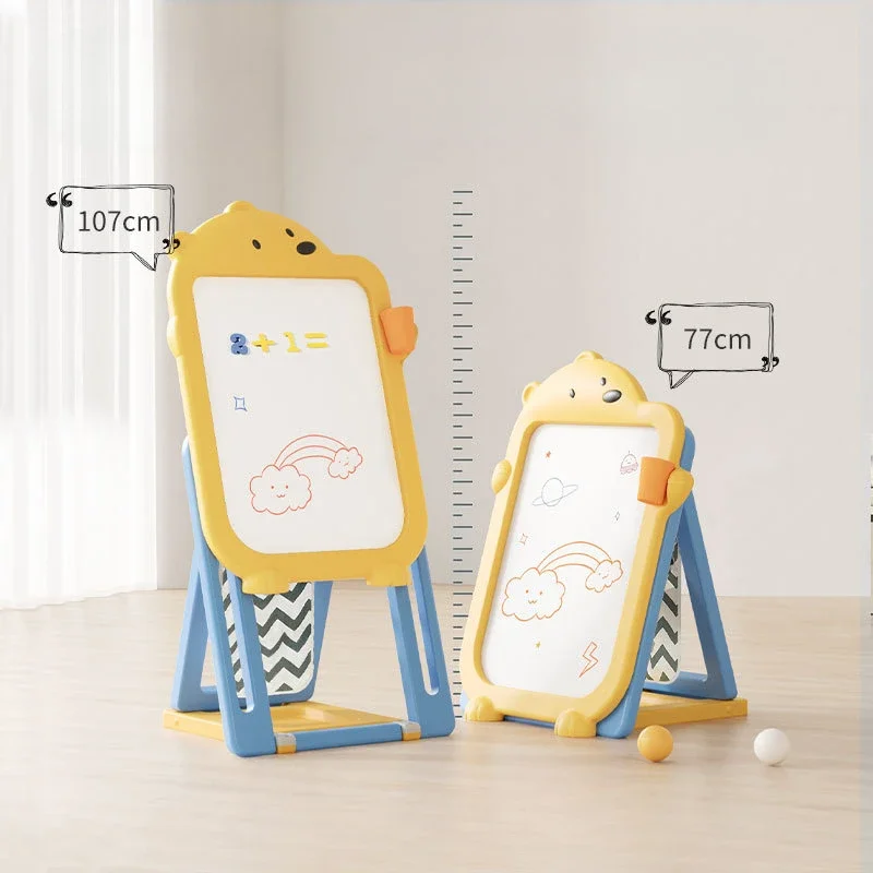 홈 어린이 드로잉 보드 브래킷 유형 자기 낙서 보드 홈 드로잉 및 쓰기 보드 다기능 장난감 칠판