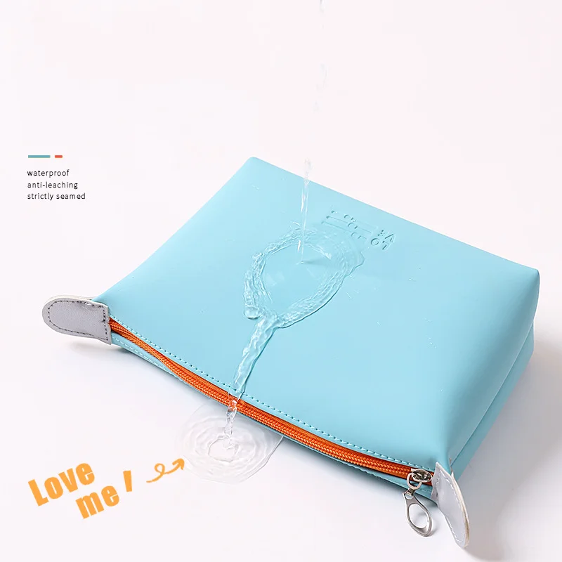 

Outdoor Travel Folding Anti-leaching Cosmetic Bag Makeup Waterproof Toiletry Case Portable Candy Color Big Capacity Storage Bag