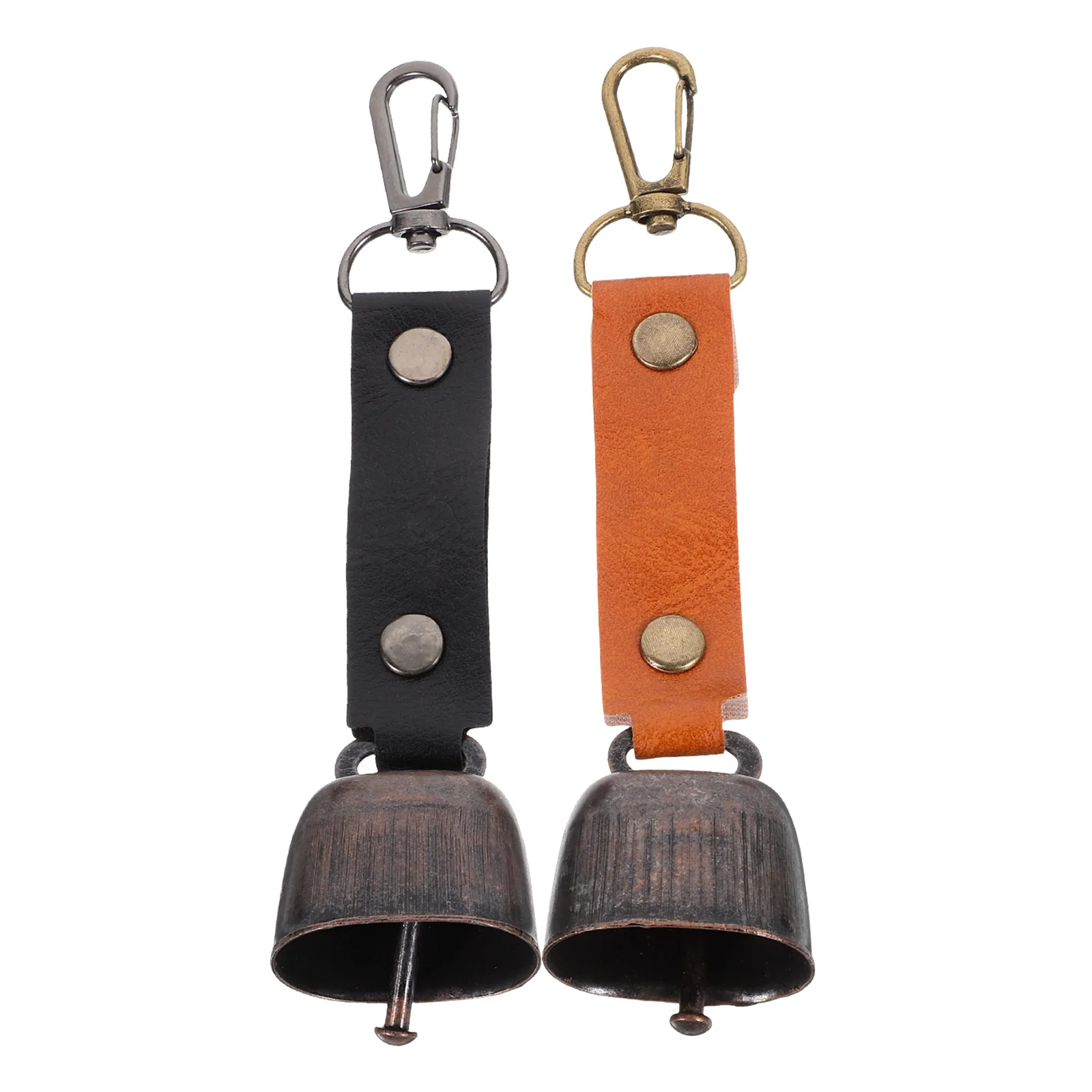 

2 Pcs Key Fob Outdoor Bell Pendant Warning Pet Camping Hiking Ornaments Bells for Bear