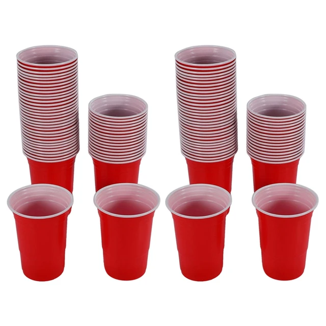 16 Oz Disposable Cups 50 Packs Red Blue Yellow  Birthday Disposable  Tableware Red - Disposable Cups - Aliexpress