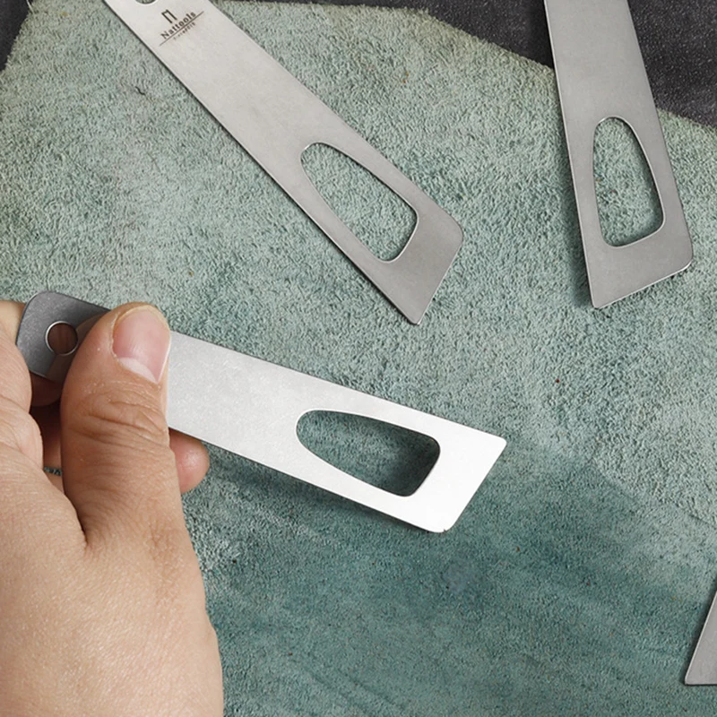Practical Leather Gluing Tool Stainless Steel DIY Handcraft Glue Application Tools For Leathercraft Handmade 1Pcs