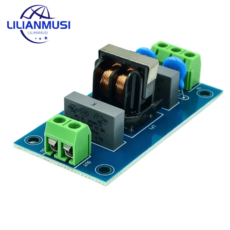 Filtro Emi Sound Booster Filtro Presa 220V 2A Modulo Filtro Emi Scheda Di Alimentazione