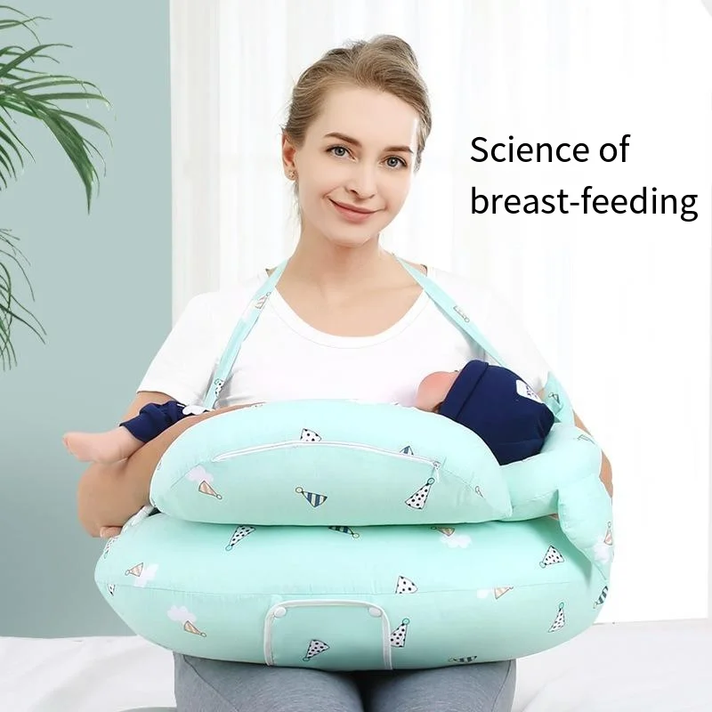 Newborns and Moms Breastfeeding Pillow Nursing Pillow Multifunctional for Breastfeeding and Waist Support Ideal