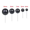 100Pcs Black Eyes Dolls Glass Eyes 3/5/7 mm Needle Felting Teddy Bears Plush Eyes Safety Eye Doll Puppet Toys Accessories 6