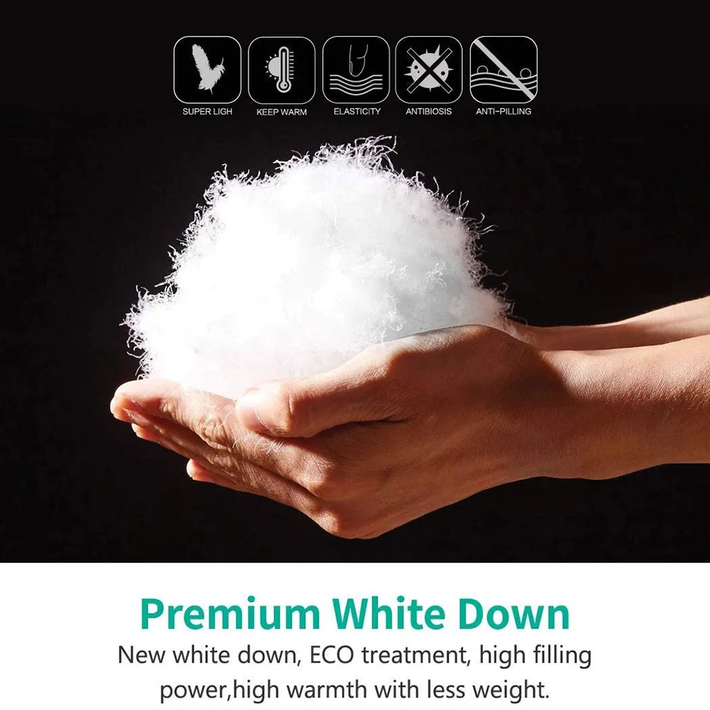 TRIUMPH HILL Hotel Choiceness 100% Down Pillow Core White Goose Down Pillow Core 100% Cotton Help Sleep Can Be Customized Size 5