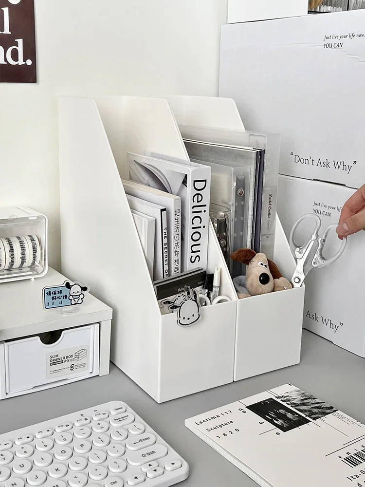 

Bookstand File Rack Desktop Storage Box Storage Rack Office Dormitory Ins Mobile Desk Bookshelf Bookshelf Shelf