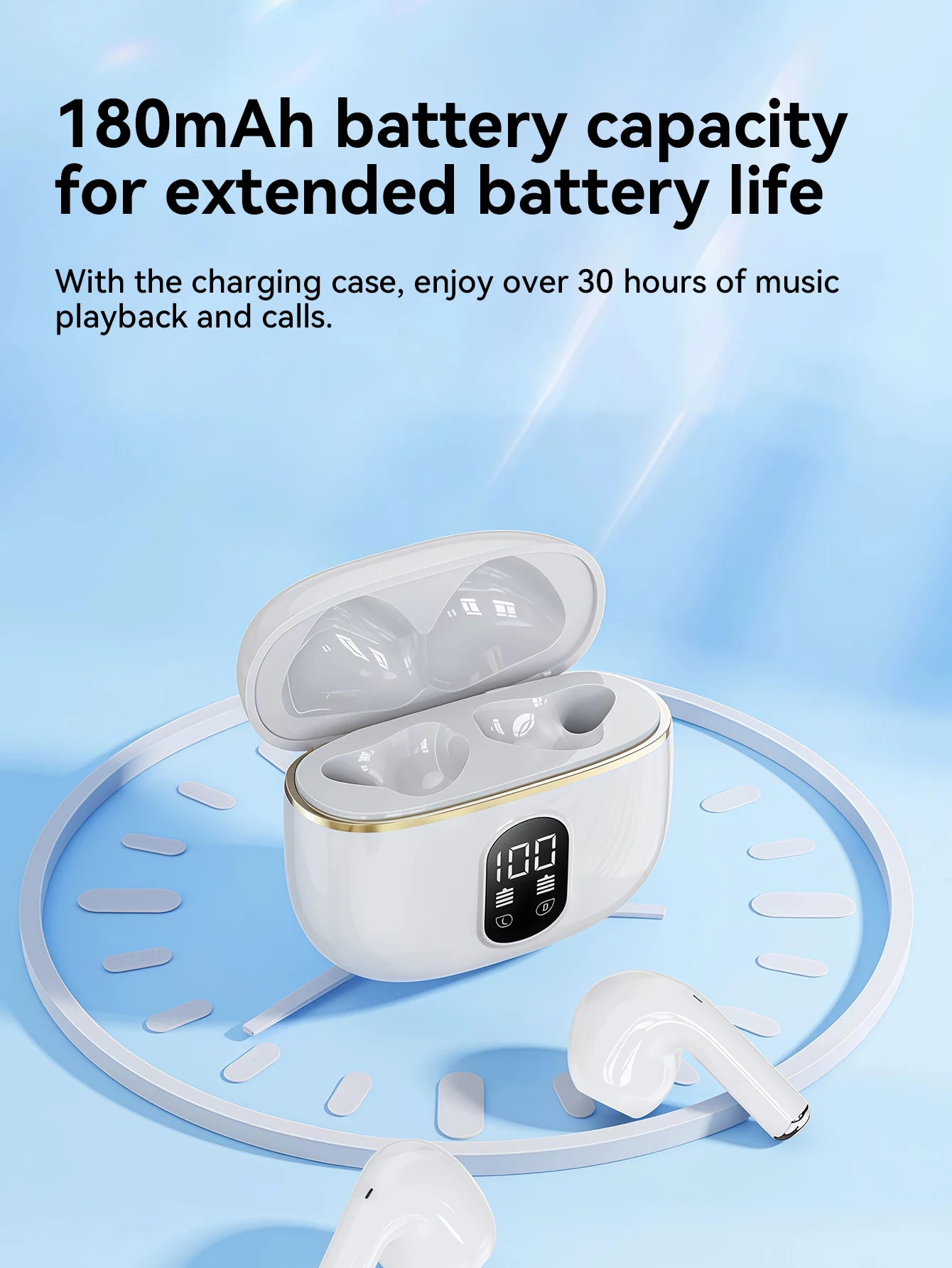 Deluxe Wireless Earbuds - Immersive Sound with Superior Comfort & Extended Battery Life