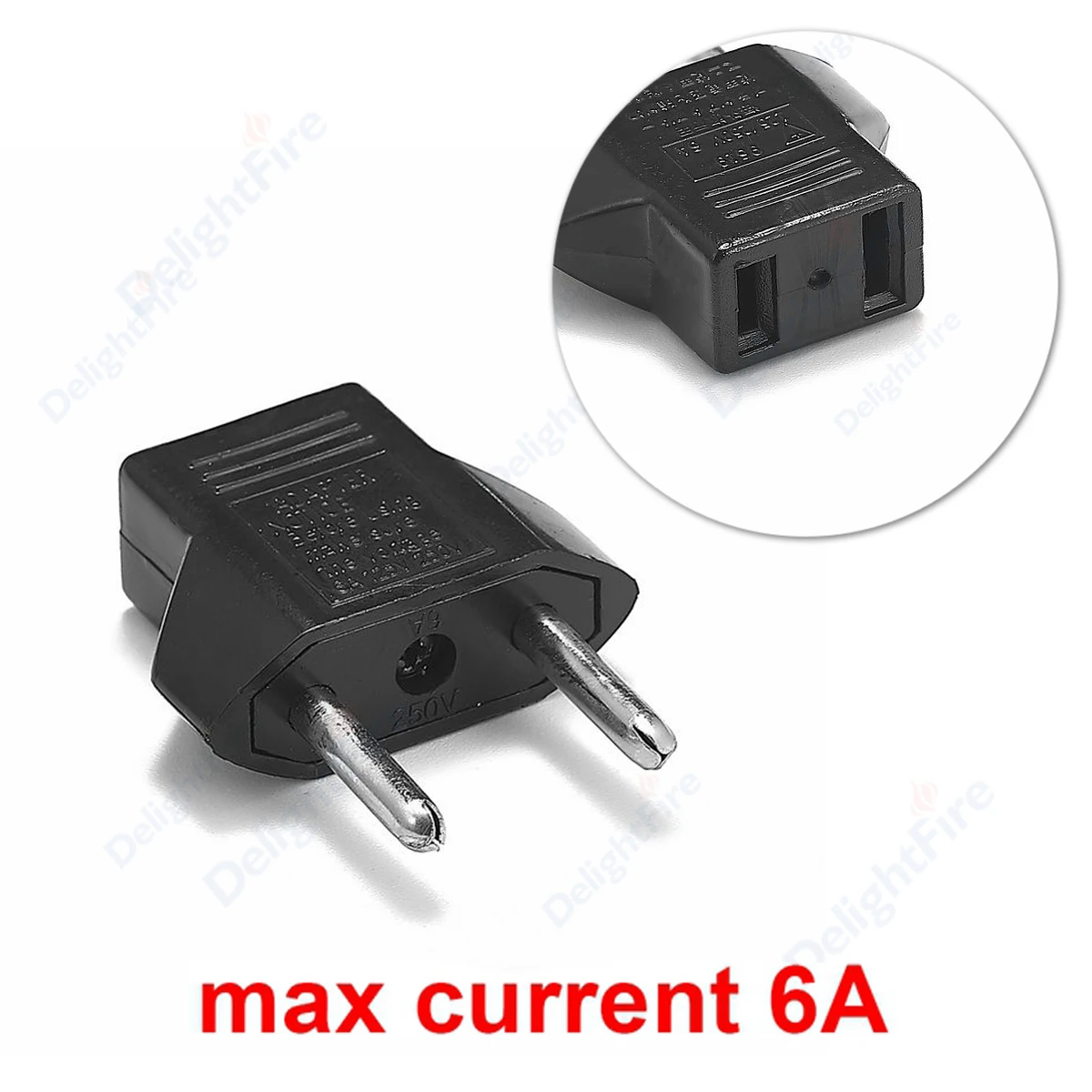 European EU Power Electric Plug Adapter American China Japan US To EU Euro Travel Adapter AC Power Cord Charger Sockets Outlet