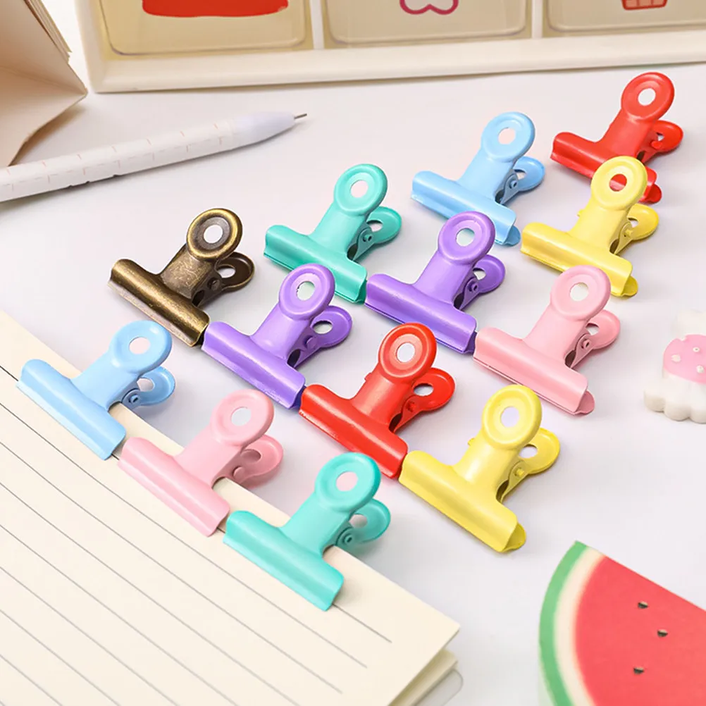 16Pcs Iron File Clips Multi-Function Metal Clamps for Snack Bags ...
