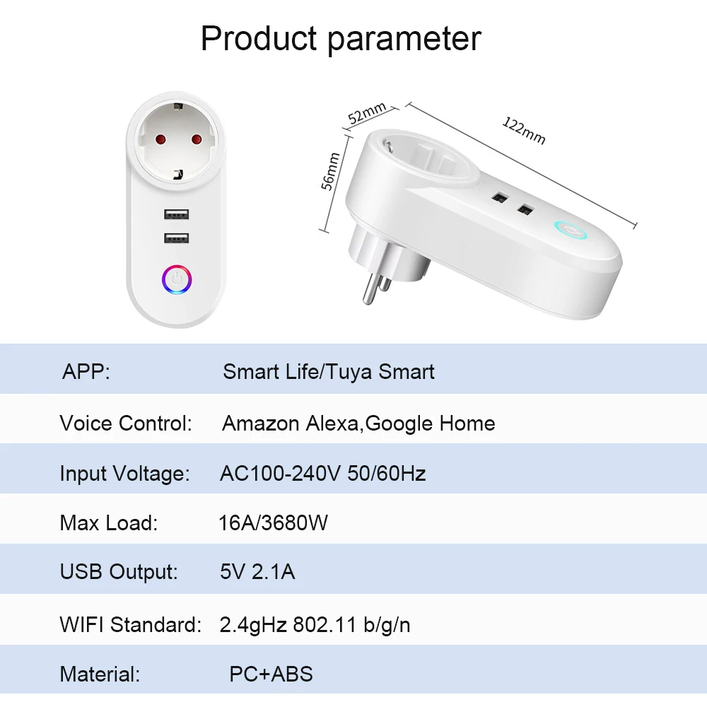 Tuya SmartLife WIFI Smart Socket Plug EU UK US BR Israel Switzerland Plug  10A/16A APP Remote Control Work With Alexa Google Home - AliExpress