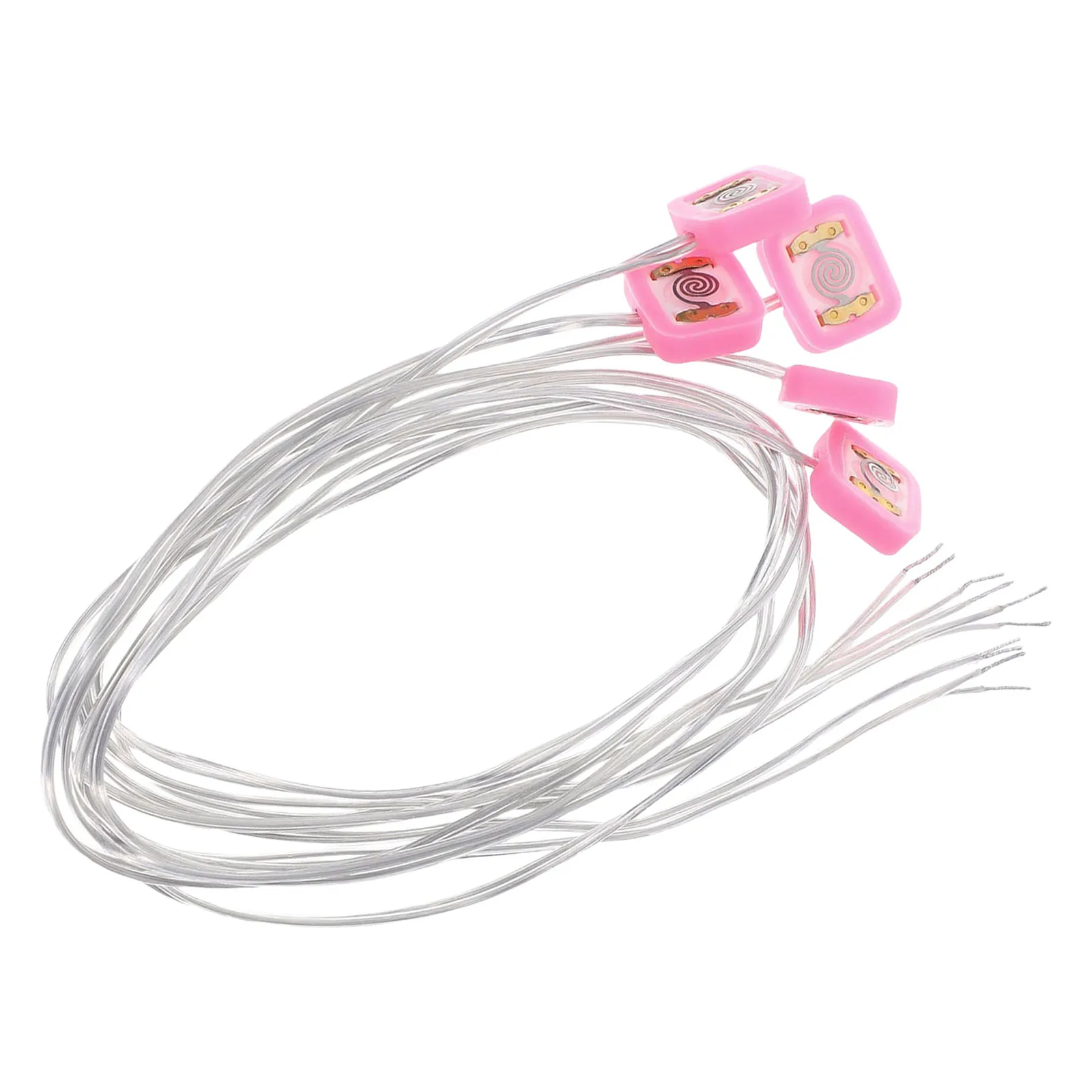 5Pcs 50cm Connecting wires Extension Cords Durable Stranded Equipment Wire Power Cables Copper for Balloons Party 5