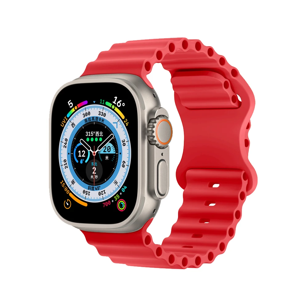 Breathable Ocean Silicone Strap