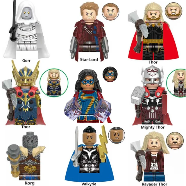 Disney Superhero Blocks Toy Thor Jane Foster Moon knight Doctor Strange Mini Homelander Figures Bricks Toys Gift 1