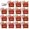Custom 15colors Non-fading Lipliner Long Lasting Waterproof Easy To Use Nude Brown High Pigmented Lip Liner Lip Makeup Tool Bulk 6