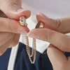 2Pcs/set Magnetic Clothing Clips Magnet Brooch Boutonniere Pins Delicate Multi-Functional Clothing Accessories 3