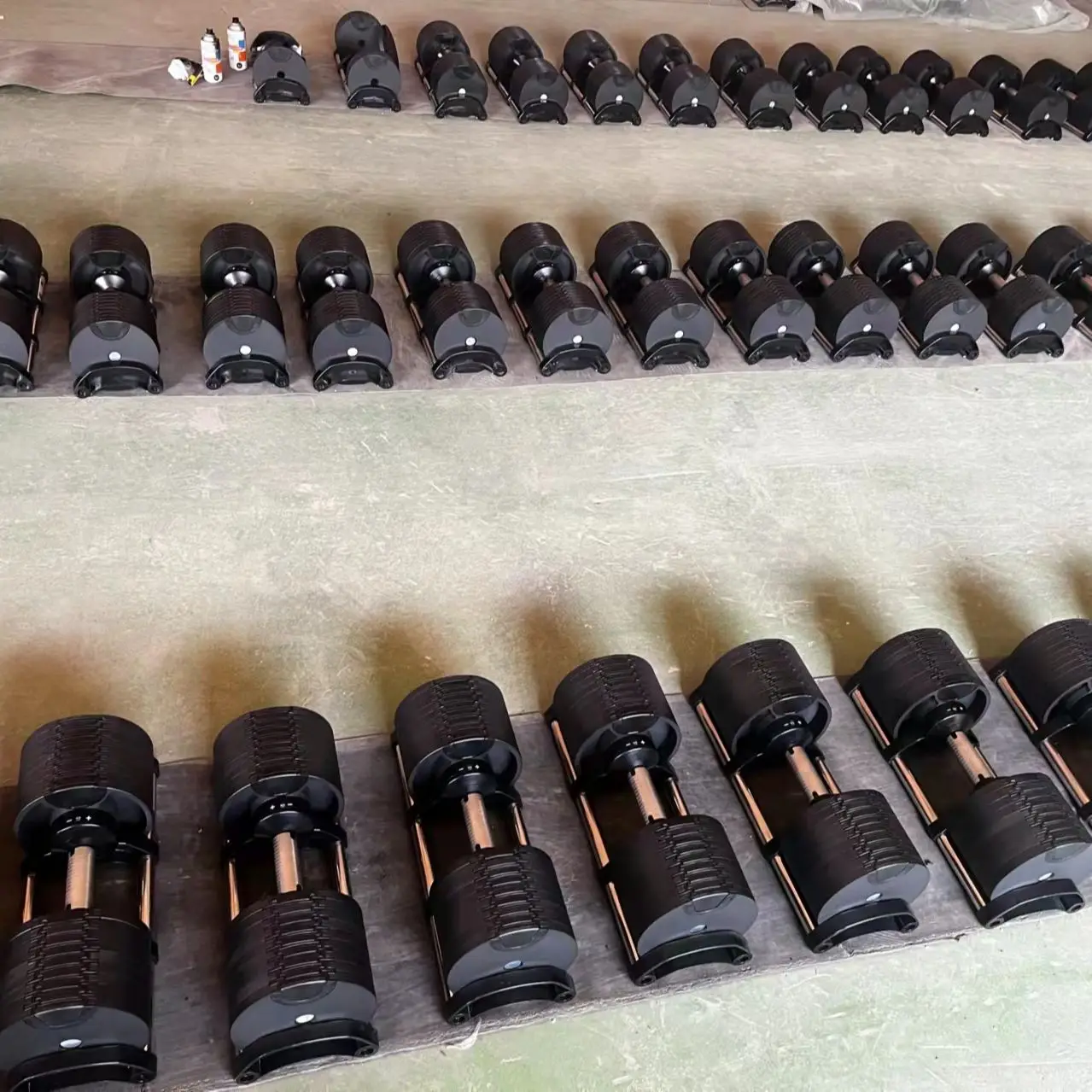 Adjustable Dumbbell Pair 2kg(5lb) or 4kg(9lb) Increase Max 45kg(100lb) adjustable dumbbell