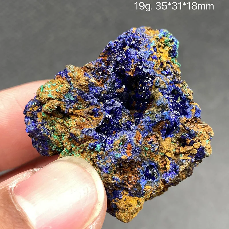 100% natural azurite and malachite symbiotic raw stone mineral specimen healing crystal gem collection