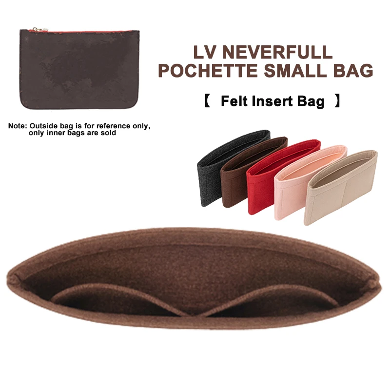 

Фетровая сумка-Органайзер EverToner для чехла Neverfull, маленькая сумка, фетровая подкладка, подходит для маленького кошелька с подвеской