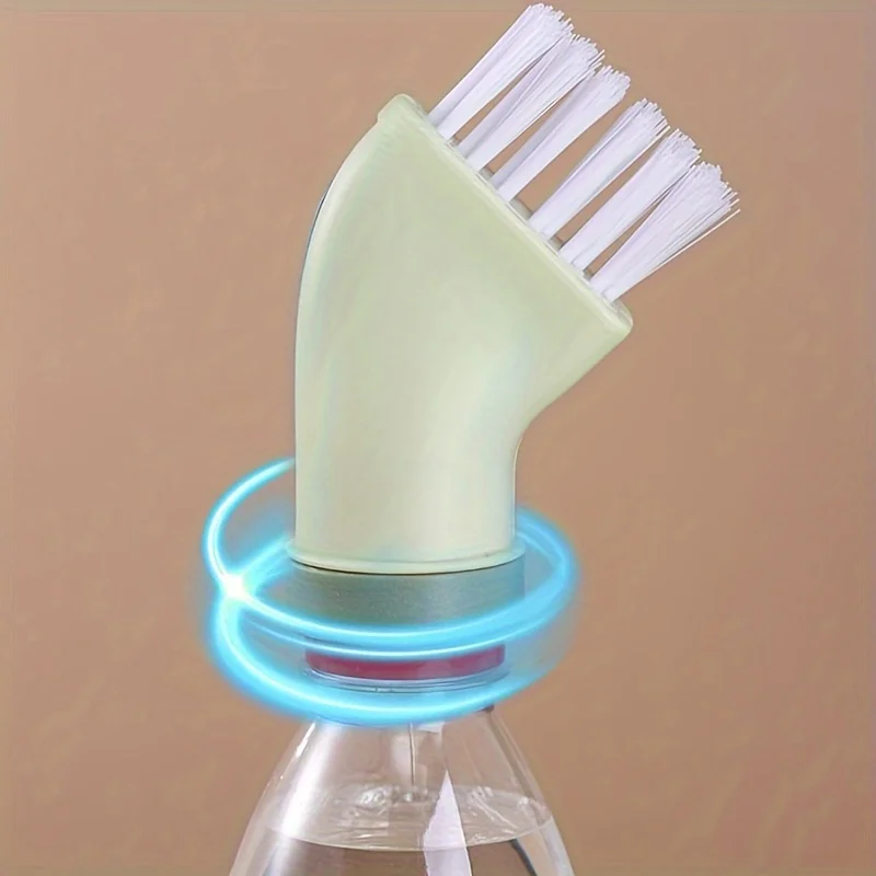 Multi-functional Cleaning Brush Corner Gap Brush Can Be Connected To Bottle Brushes Toilet Countertop Faucet Window Sill Brushes