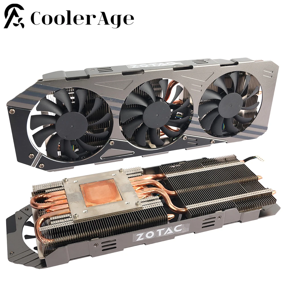 Per Zotac Geforce Gtx 970 4Gb Amp Scheda Grafica Dissipatore Di Calore Di Raffreddamento Gtx970 Muslimvideo Dissipatore Di Calore Caed