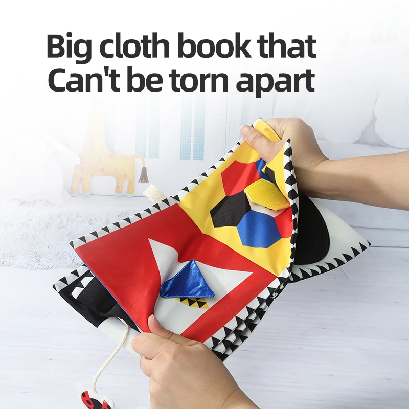 Baby Cloth Book Baby Toy 0-3 Year Old Infant Early Education Toy Shape Cloth Book 5