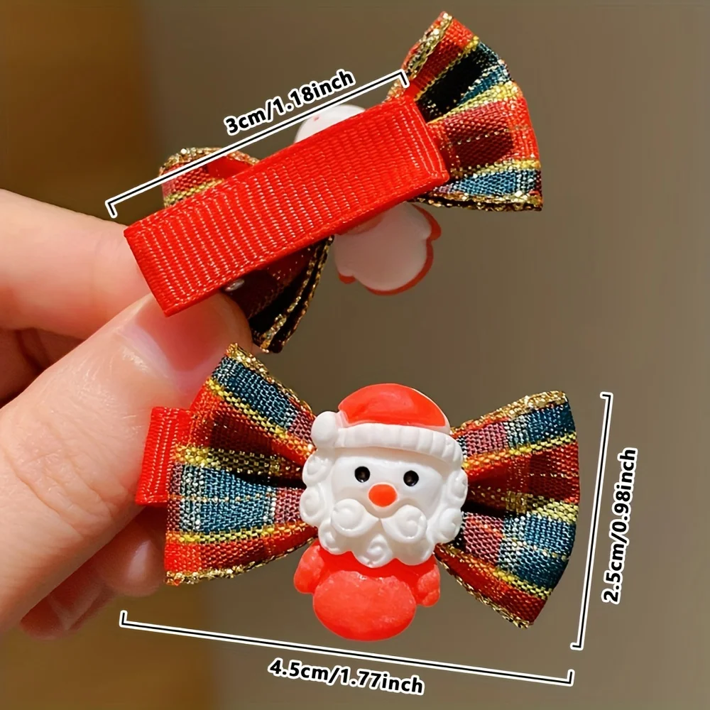 Christmas Cute Hairpin 10pcs Sweet and Versatile hair clips,hair accessories