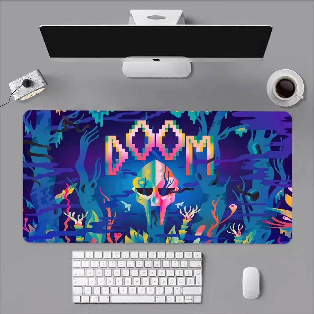 Rapper M-MF D-Doom Mm..Food Mouse Pad Computer Laptop Gaming Office Wrist Guard Non Slip Keyboard Pad 6