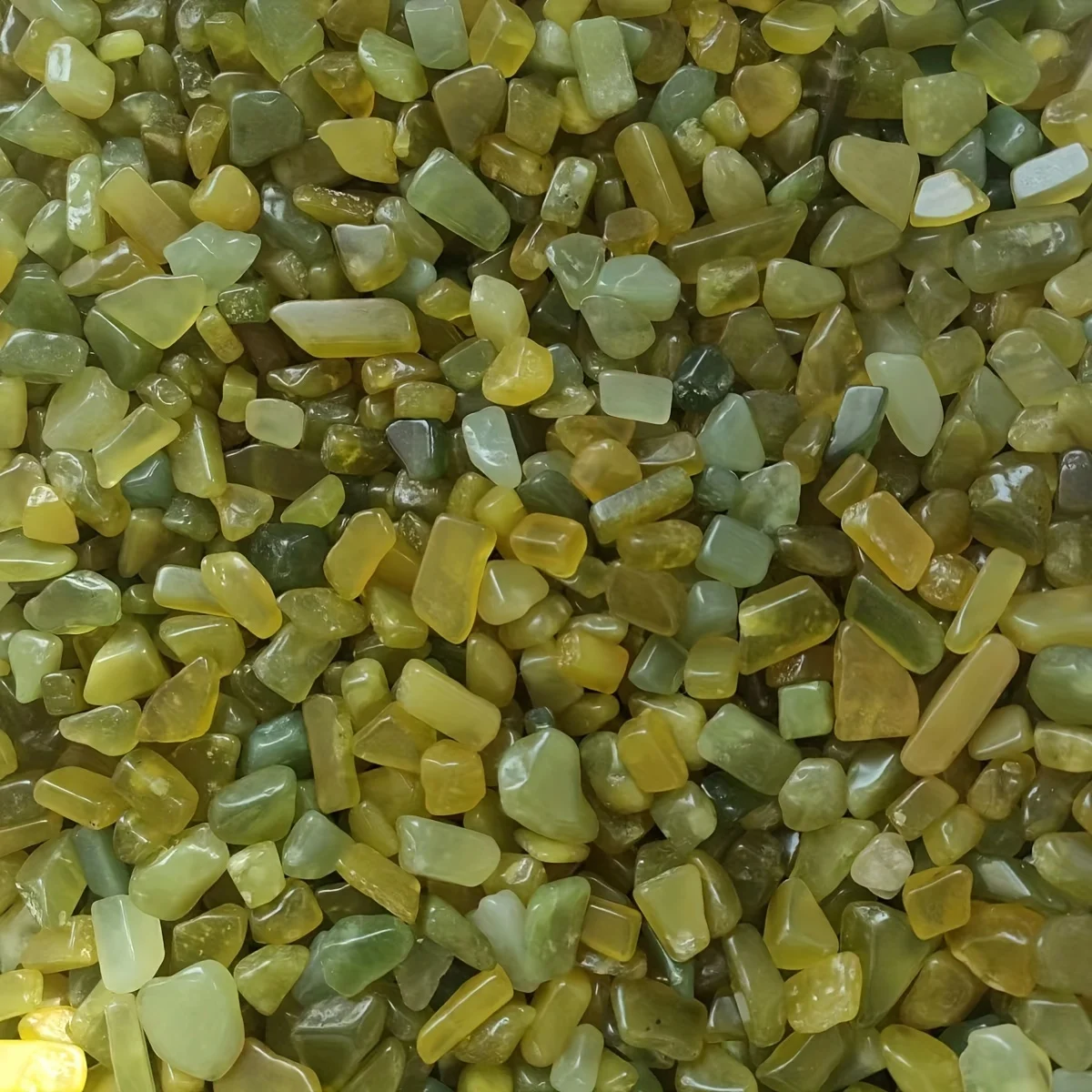 200g natural Xiuyu jade seeds, jade grains, rice grains, fish tank stones, slices, bonsai stones, raw stones