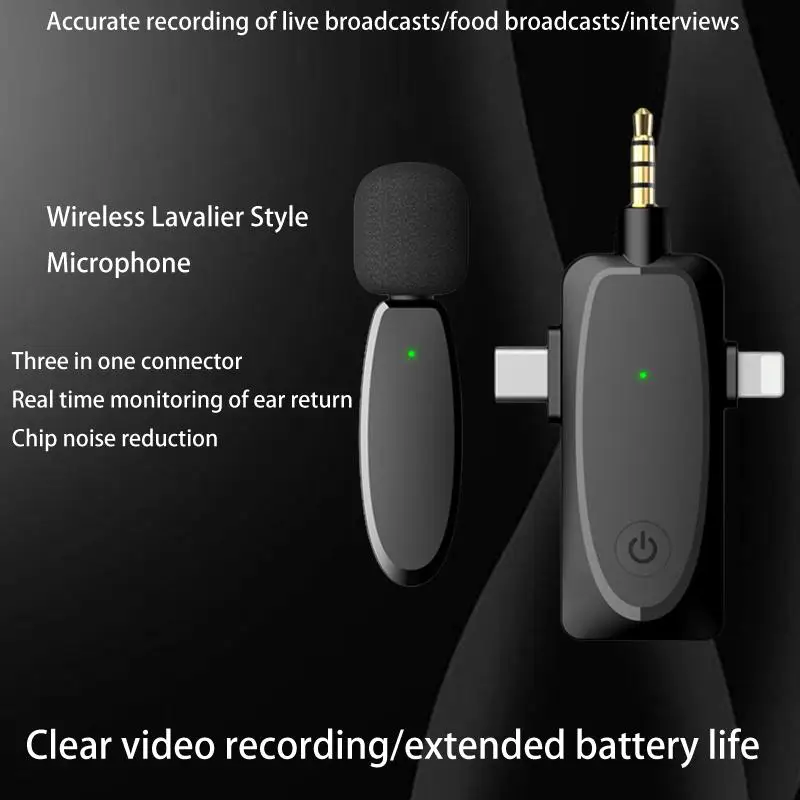 

Revolutionize Your Mobile Phone Live and Video Shooting with the Ultimate Black Technology Wireless Radio Microphone - The Smal