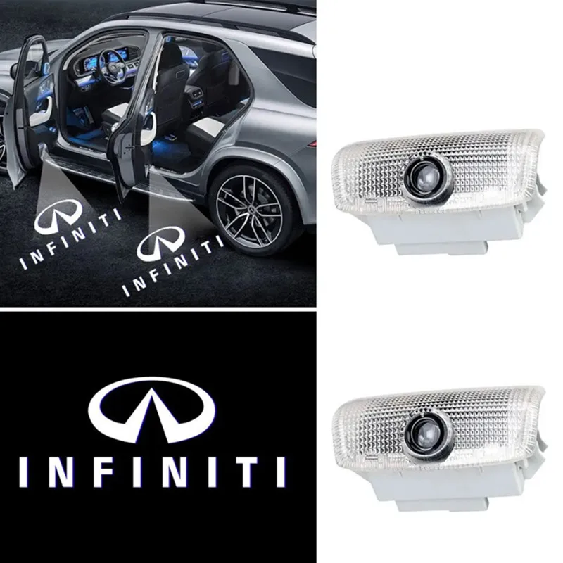 LED Car Door Logo Light HD Laser Welcome Lamp
