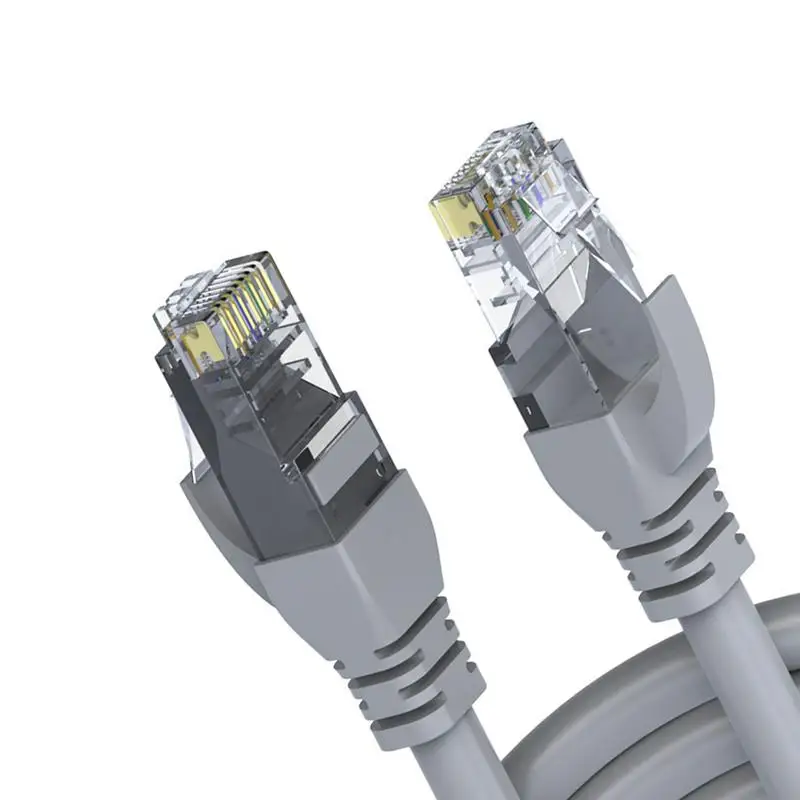 

Высокоскоростной Ethernet-Кабель Cat 8, высокоскоростной сетевой кабель Cat8 LAN с позолоченным разъемом RJ45