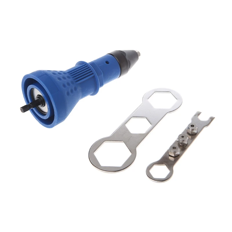 Electric Rivet Tool Nut Riveting Insert Hand for pop Drill Cordless Heavy Du