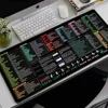 English Mouse Pad Large Excel Text Editor Cheat Sheet Shortcut Mousepad for Programing Engineer Non-Slip Stitched Edge Desk Mat 5