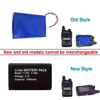 BAOFENG BF-T1 Mini Walkie Talkie Battery 3.7V 1500mAh Rechargerable Li-ion Battery T1 Two Way Radio Accessory 1