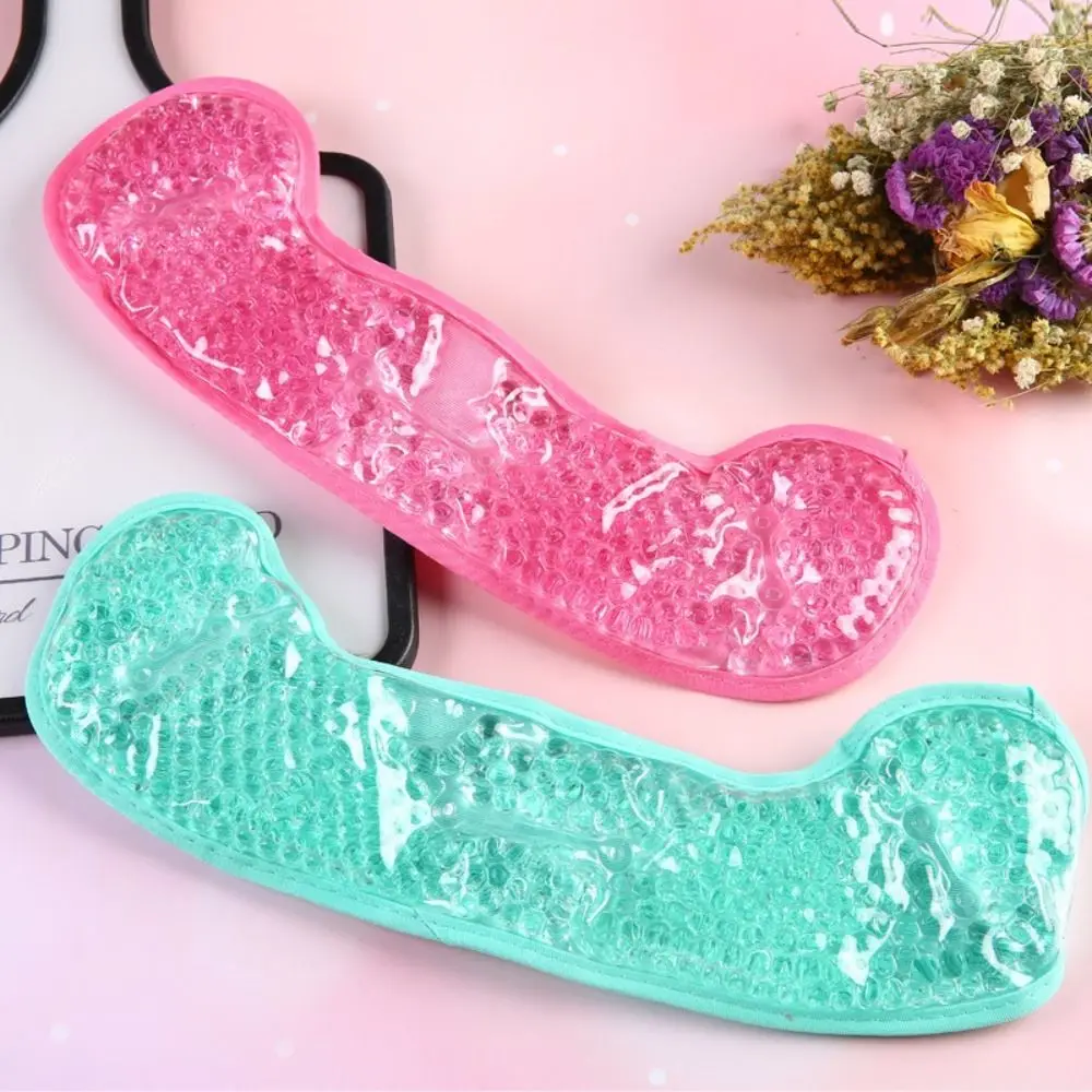Hot or Cold Compress Head Gel Ice Pack Hot Therapy Gel Bead Migraine Ice Wrap Women Beauty Reusable Headache Ice Bag