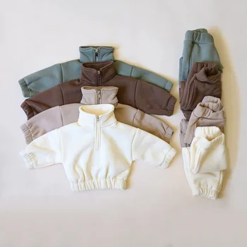 Kids Fleece Tracksuit Set 1