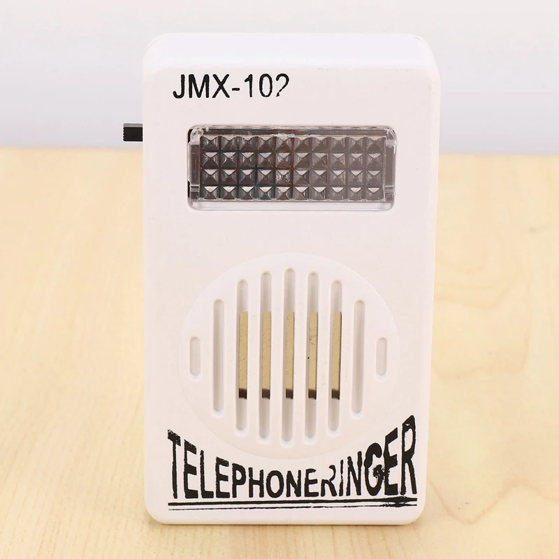 Hot TTKK 3X RJ11 Adapter Louder Telephone Ring Flash Amplifier Ringer For Landline Telephone