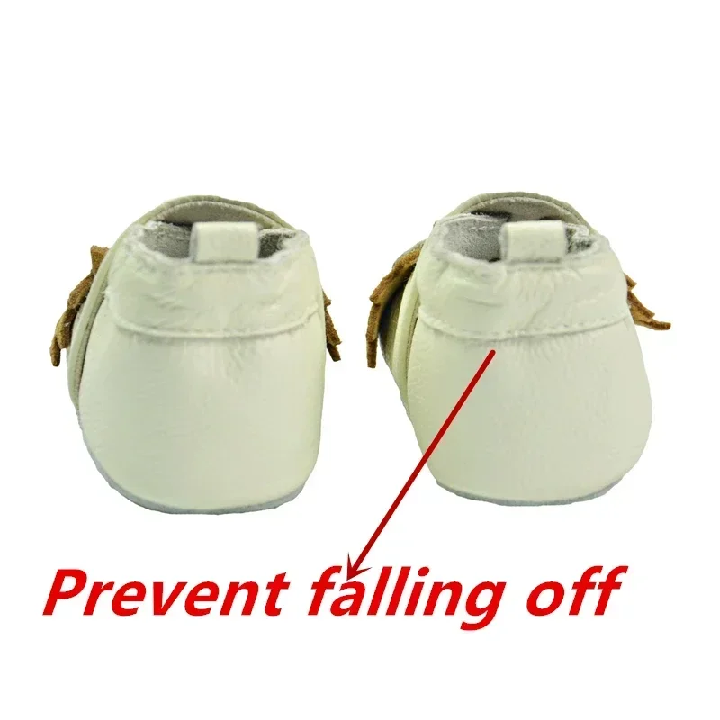 Baby Shoes Cow Leather Booties Moccasins Slippers for Babies Boys Girls Infant Toddler First Walkers