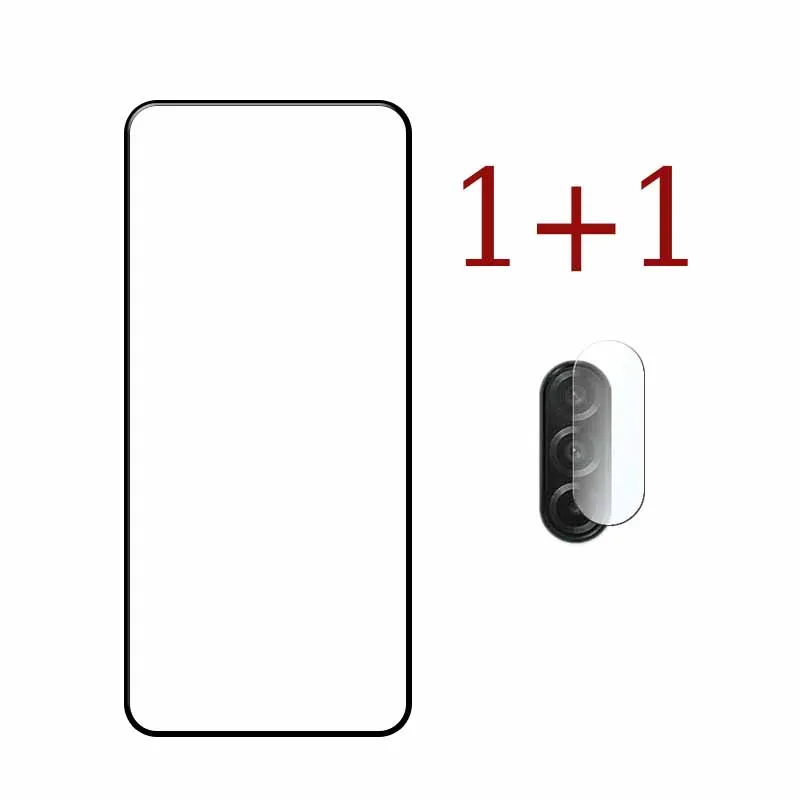 Premium 9H Anti-Scratch Tempered Glass Screen Protector with Soft Fiber Camera Film