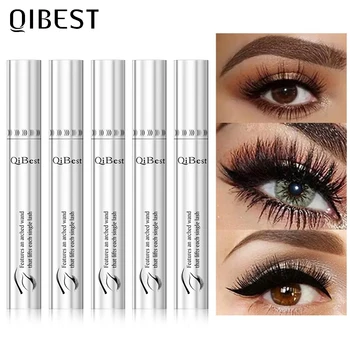 QIBEST 화장품 1/3/5 pcs 블랙 마스카라 속눈썹 연장 여분의 볼륨 방수 자연 속눈썹 여성 전문 메이크업