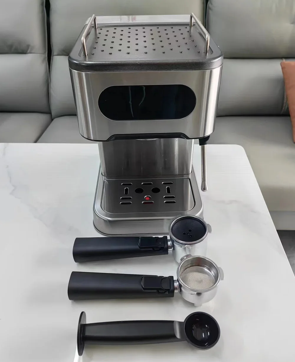 Hot Sale Electric Espresso Coffee Machine Stainless Steel Capsule Coffee Maker For Household And Outdoor Use 4