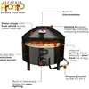 Pizzacraft Pizzeria Pronto Outdoor Pizza Oven, Lightweight, Portable & Safe On Any Surface, Black 4