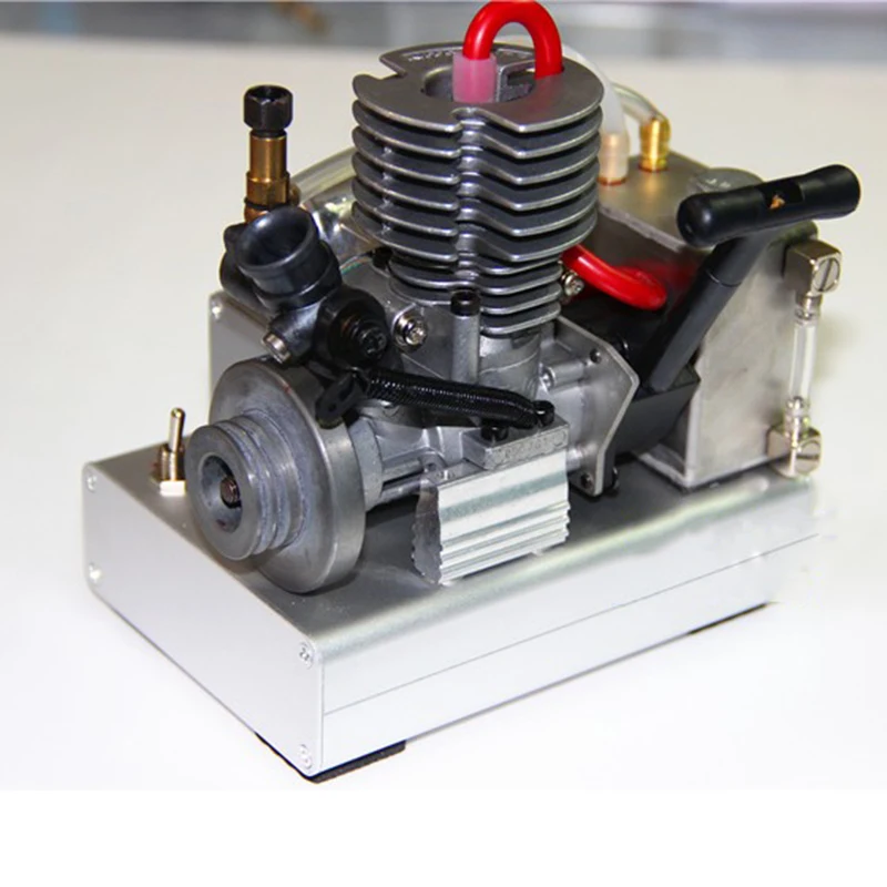 

12V Level 15 Gasoline Engine Model DIY Modified Version Metal Engine Suitable for RC Car Model Ship Model Toys