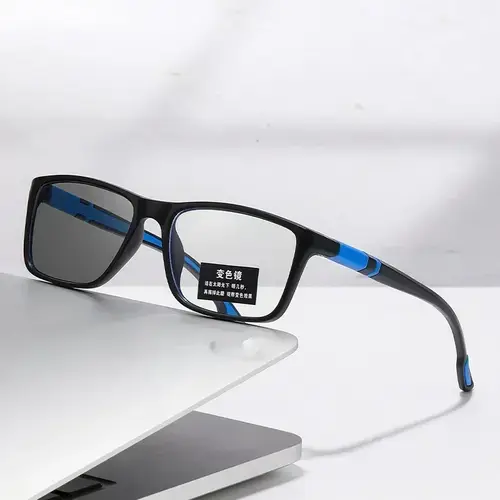 Photochromic Anti Blue Light Outdoor Sports Cycling Ultra Light High-definition Color Changing Myopia Glasses 0 -0.5 -0.75 -1.25 - Image 4