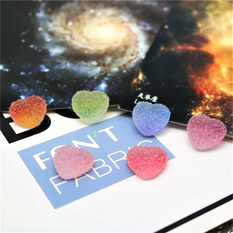 

50pcs DIY sky star color fudge star mobile phone case simulation resin children's hairpin production