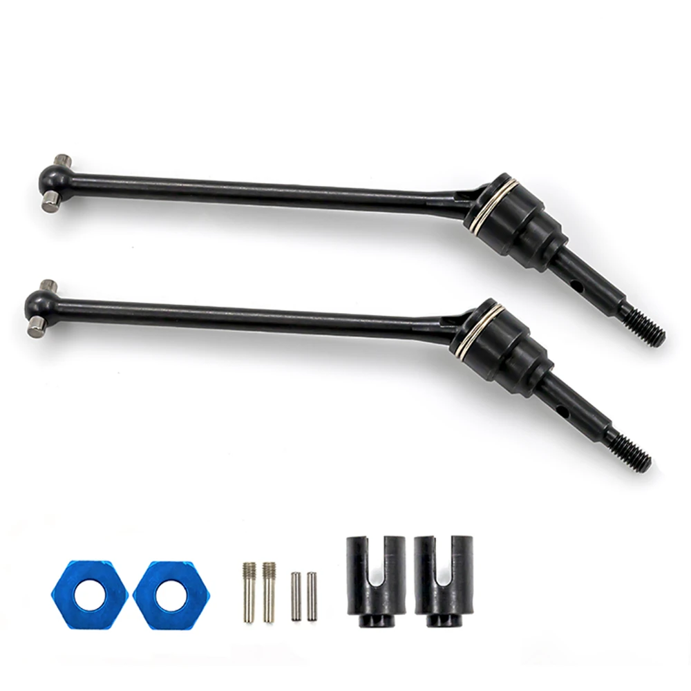 

Upgrade Parts for RC Car Models, Steel CVD Universal Joint Driveshaft Dog Bone for Trx 1/10 Slash 4x4 Rustler 2WD