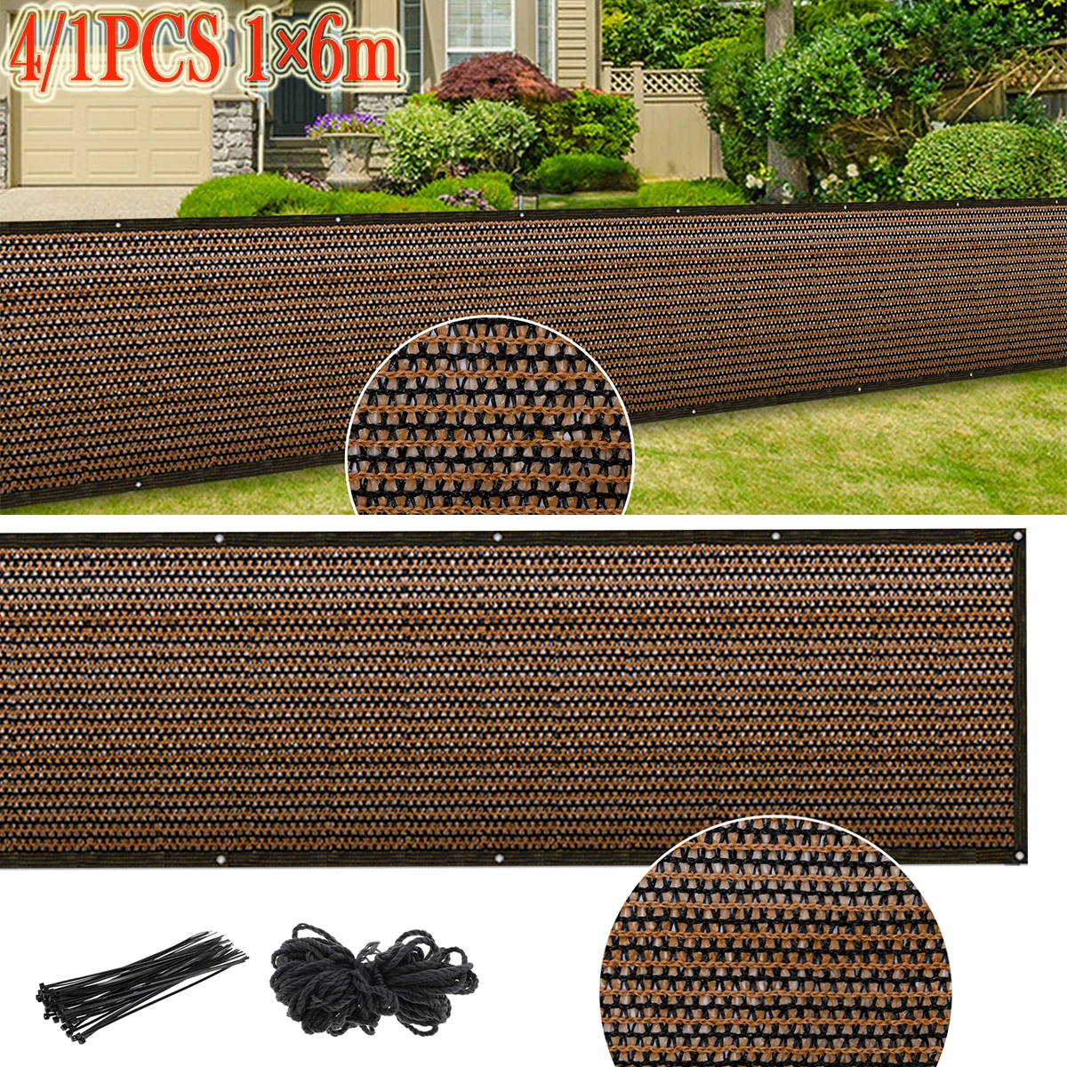 Premium Balcony Privacy Fence Netting - Sun Shade Mesh Screen