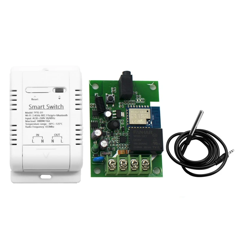 New Wifi Smart Temperature Switch 16A 3000W With Energy Consumption Monitoring Thermostat For Alexa Google Home